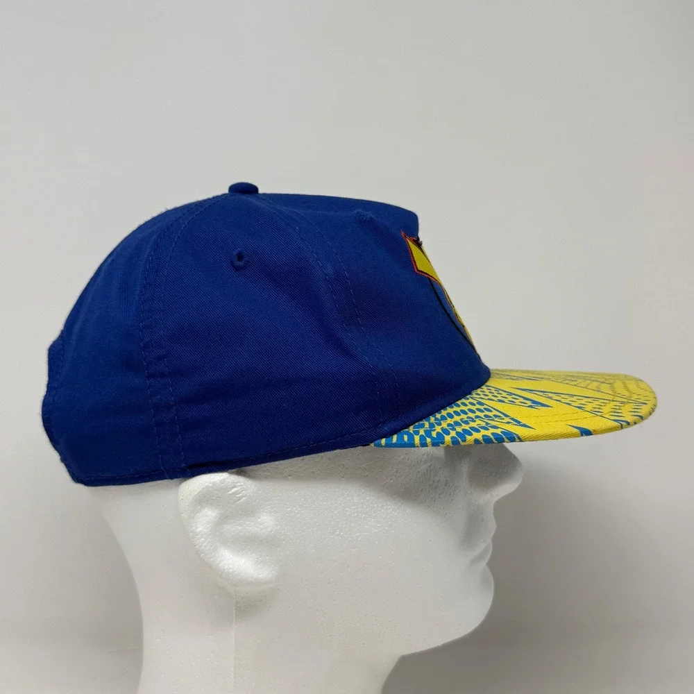 Pokemon Pikachu Youth Snapback Hat Blue Yellow Lightning Bolt OSFM‎ 2016 Cap